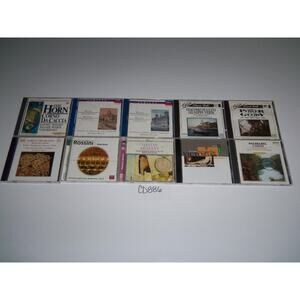 Classical 10 CD Lot Choral Baroque Mixed Misc Instrument -0618CD886